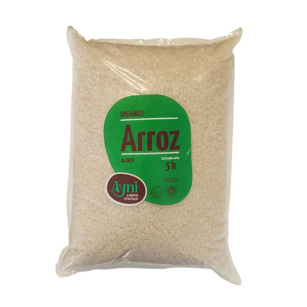 Arroz blanco orgánico 5kg - Ayni