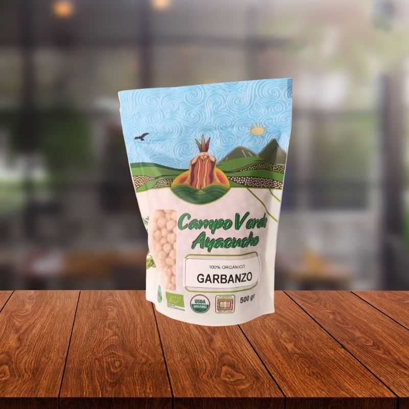 GARBANZO ORG 500GR - FDA CAMPO VERDE 