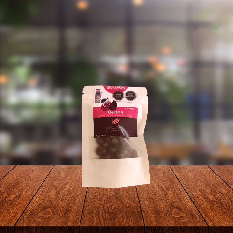 CEREZAS CUBIERTAS CHOCOLATE X 40 GR - QUILLACAO UND 