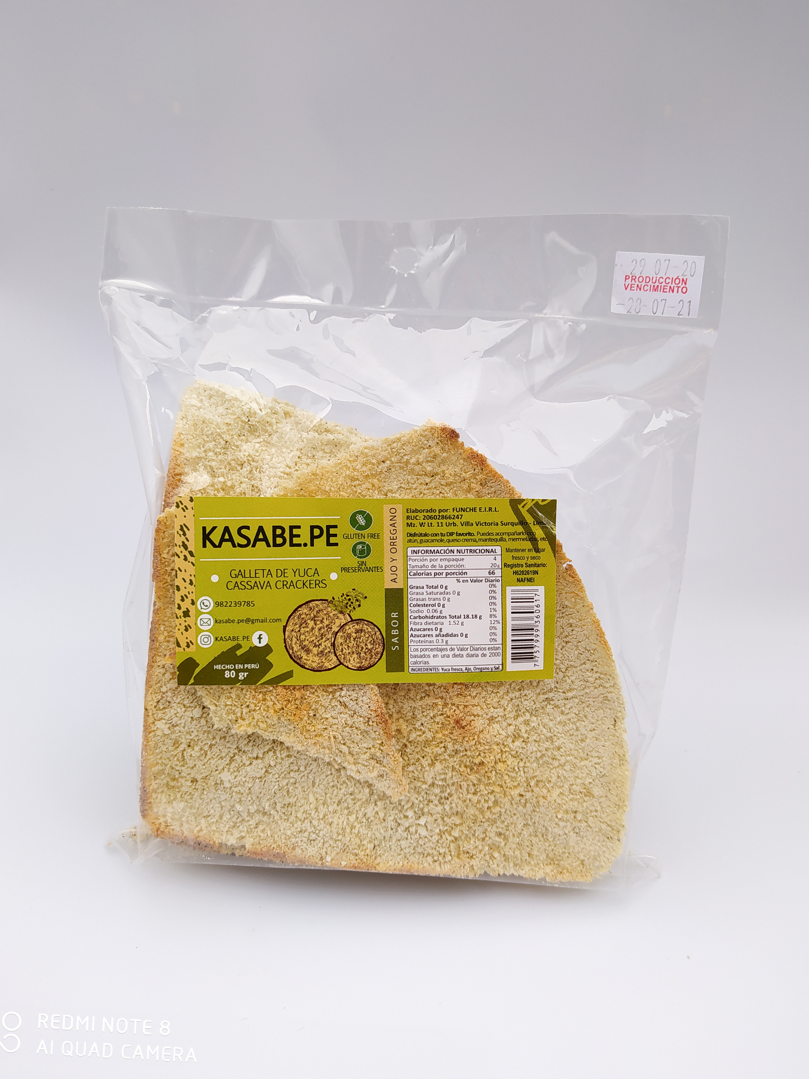 KASABE AJO OREGANO 80 GR - FUNCHE