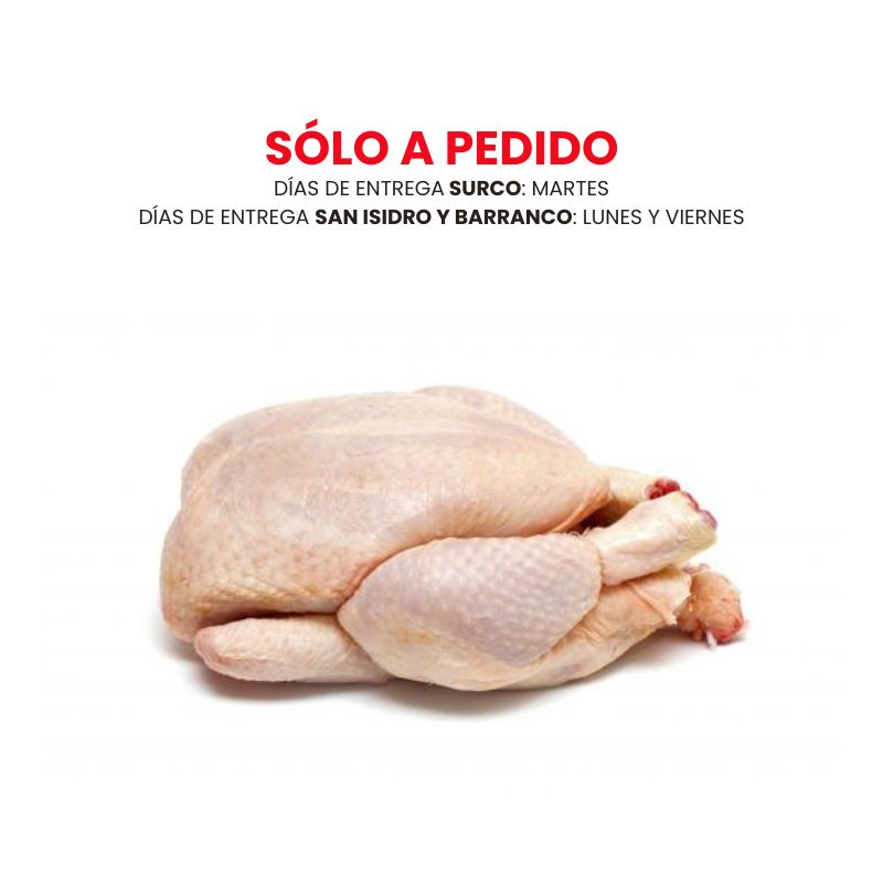 Gallina entera orgánica fresca x 1Kg - La Gallinita de Corral