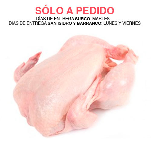 Pollo entero fresco 1.900kg ap - La Gallinita de Corral