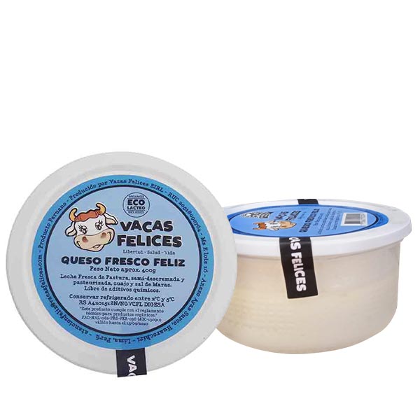 Queso Fresco 400gr - Vacas Felices