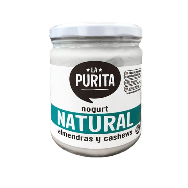 Yogurt Nogurt Almendras/Caju natural 330gr - La Purita